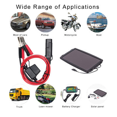 SAE para Alligator Clip Power Cable para bateria de carregamento de 12V Painel Solar Inverter Automóvel e uso DIY