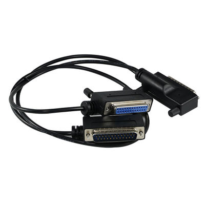 DB25 Cabo de extensão paralelo de macho para fêmea com conector blindado de 25 pines para dispositivo de porta serial CNC da impressora PC