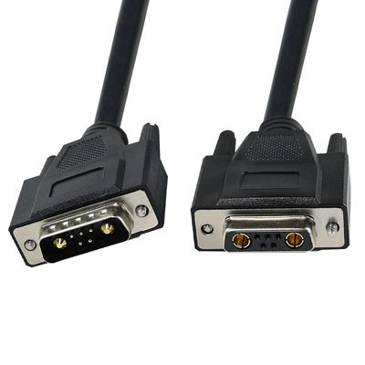 Conector D-Sub de Contato Misto com Pinos de Alimentação e Sinal para Interface de Comunicação de Equipamentos de Automação Industrial