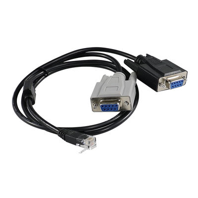 RJ45 para cabo de conversão serial masculino duplo DB9 para servidores de console