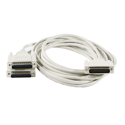 Cabo Adaptador Divisor DB44 Macho para Duplo DB25 Macho para Controlador de Movimento CNC ou Expansão de E/S Industrial