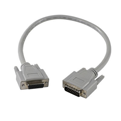 Cabo de Extensão Paralela DB26 Macho para Fêmea com Conector D-sub de 26 Pinos para Equipamentos Industriais e Transmissão de Sinal CNC