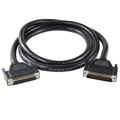 Cabo de extensão paralelo masculino a feminino blindado DB-50 com parafusos para comunicação de dados ou equipamento industrial 25 pares
