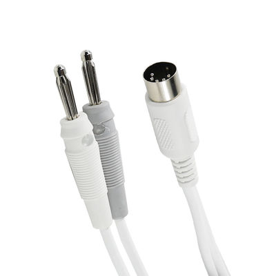 5-Pin 180° DIN Fêmea para dupla Banana Plug Cable Assembly para testes de áudio ou equipamento de alimentação eléctrica cabo de sinal blindado