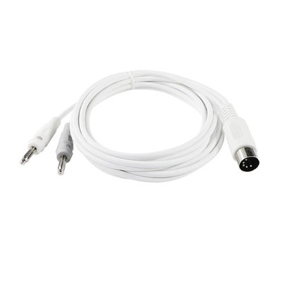 5-Pin 180° DIN Fêmea para dupla Banana Plug Cable Assembly para testes de áudio ou equipamento de alimentação eléctrica cabo de sinal blindado