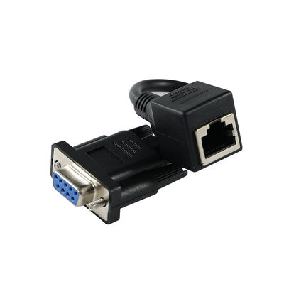 Cabo de Console Serial DB9 para RJ45 para Roteadores e Switches Cisco - Cabo Adaptador RS232 Macho para Ethernet, 1,2m / 1,5m / 1,8m