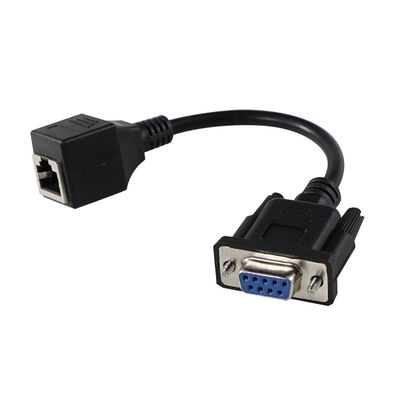 Cabo de Console Serial DB9 para RJ45 para Roteadores e Switches Cisco - Cabo Adaptador RS232 Macho para Ethernet, 1,2m / 1,5m / 1,8m