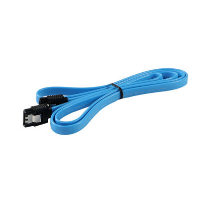 Cabo de dados SATA 3.0 de ângulo reto/direito com fecho de bloqueio para conexão HDD/SSD/ODD 6 Gbps, 3ft/5ft/6ft