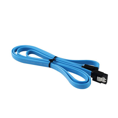 Cabo de dados SATA 3.0 de ângulo reto/direito com fecho de bloqueio para conexão HDD/SSD/ODD 6 Gbps, 3ft/5ft/6ft