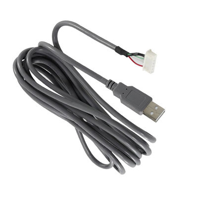 USB 2.0 Um cabo de bloqueio de terminal de 5 pines para comunicação serial industrial e sistema incorporado 3ft/4ft/5ft