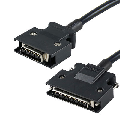 DB - 25 macho para DB - 50 macho cabo de 1,2 pés blindado para equipamentos industriais / sistemas de teste (25 - 50 pin conversão)