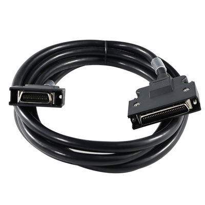 DB - 25 macho para DB - 50 macho cabo de 1,2 pés blindado para equipamentos industriais / sistemas de teste (25 - 50 pin conversão)