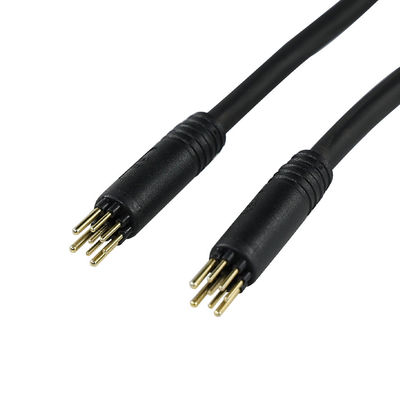 Cable de motor industrial de múltiplos pinos blindado 16AWG 6FT para motores de máquinas CNC com conectores revestidos de cobre (estilo JST)