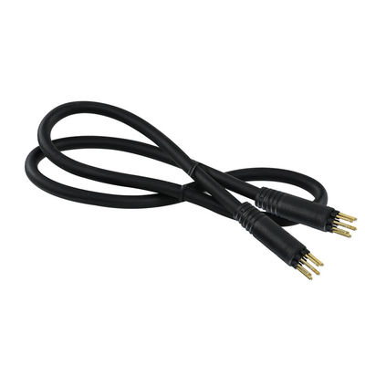 Cable de motor industrial de múltiplos pinos blindado 16AWG 6FT para motores de máquinas CNC com conectores revestidos de cobre (estilo JST)