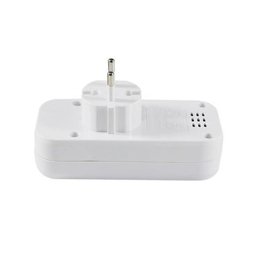 Adaptador de tomada dupla de corrente alternada padrão europeu com 2 portas de carregamento USB 250V 10A Conversor de energia montado na parede