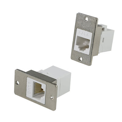 Cat6 RJ45 Adaptador de acoplamento em linha Conector de cabo de rede de mulher para mulher para extensão Ethernet LAN
