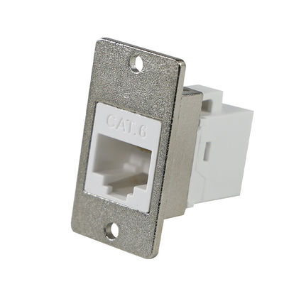 Cat6 RJ45 Adaptador de acoplamento em linha Conector de cabo de rede de mulher para mulher para extensão Ethernet LAN