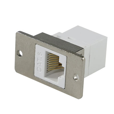 Cat6 RJ45 Adaptador de acoplamento em linha Conector de cabo de rede de mulher para mulher para extensão Ethernet LAN