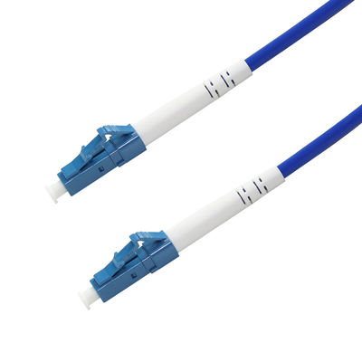 Cabo Patch de Fibra Óptica LC para LC - Jumper Duplex Monomodo ou Multimodo para Telecomunicações, Data Center, Aplicações FTTx