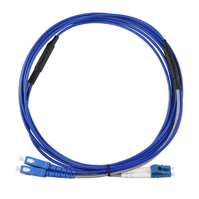 Cabos de ligação de fibra óptica de SC a LC - Cabos duplex para aplicações de modo único ou multimodo em centros de dados e FTTx