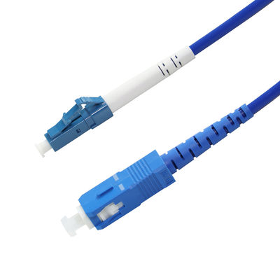 Cabos de ligação de fibra óptica de SC a LC - Cabos duplex para aplicações de modo único ou multimodo em centros de dados e FTTx