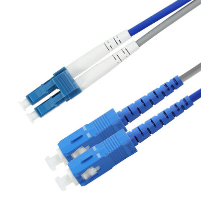 Cabos de ligação de fibra óptica de SC a LC - Cabos duplex para aplicações de modo único ou multimodo em centros de dados e FTTx