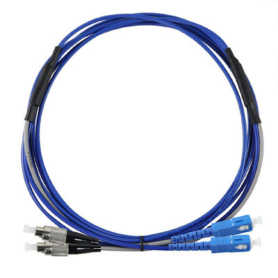 Cabo Patch Cord de Fibra Óptica SC para FC - Jumper Monomodo ou Multimodo para FTTH, ODF, Telecomunicações, Aplicações em Data Centers