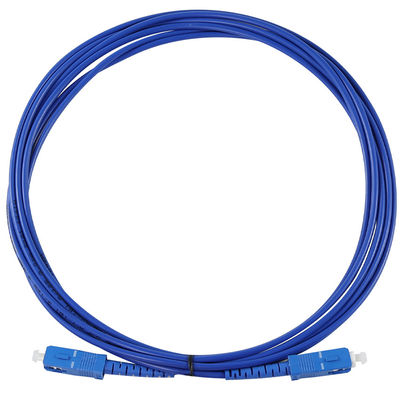 Cable de parche de fibra óptica SC para SC Multimodo de modo único para centro de dados FTTH