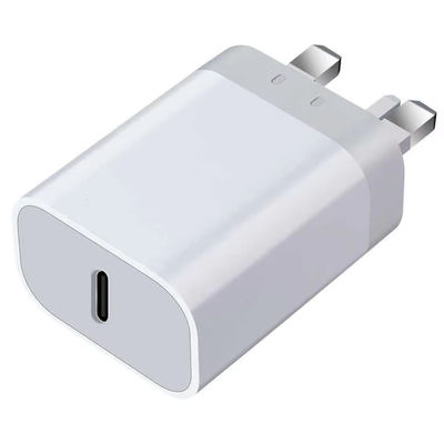 Carregador Rápido 20W Tipo C PD Adaptador USB-C Sem Fio com Carregamento Rápido Magnético para Celulares Adaptador de Energia GAN 30W Plugue UK