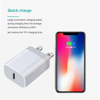 Carregador Rápido 20W Tipo C PD Adaptador USB-C Sem Fio com Carregamento Rápido Magnético para Celulares Adaptador de Energia GAN 30W Plugue UK