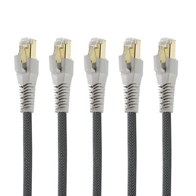 Cabo Ethernet Cat6 Blindado - Cabo de Rede LAN FTP/SFTP com Conectores RJ45 para Data Center, Escritório, Uso Industrial