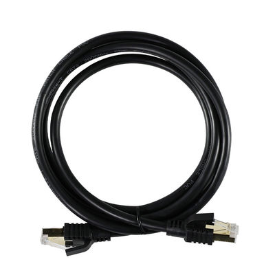 CAT8 Cable Ethernet blindado -Cable LAN S/FTP de alta velocidade com conectores RJ45 revestidos de cobre para Data Center, Server, Gaming