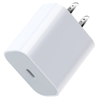 Carregador de parede USB-C de 30W com ficha de 2 pinos para telemóveis e tablets