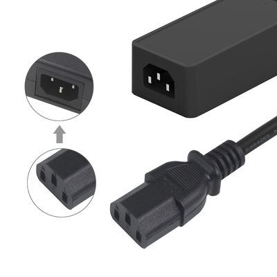 QIUCABLE Monitor Substituição de cabo de alimentação 12ft - Cabo de alimentação de computador para PC, NEMA 5-15P para conector IEC C13 SJT 18AWG (B09N3K9VJT)