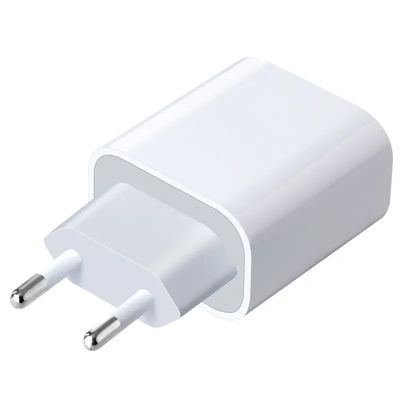 Carregador rápido USB-C de 45W UE com tomada de 2 pinos UE