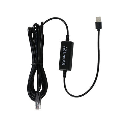USB para RJ45 Ethernet Injetor de Energia Cable-5V para 12V Step-Up Converter para câmera IP, Router, Mini POE dispositivo