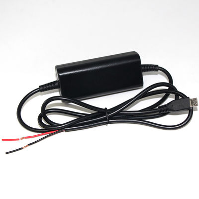 Cabo de alimentação Micro USB para fio desencapado - Conversor de elevação de 5V para 9V/12V para roteador, LED, projetos DIY