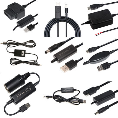 USB para Micro USB 5V Step-Down Converter Cable -Adaptador de redução de tensão para Arduino, eletrônica DIY, pequenos dispositivos