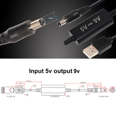 USB para Micro USB 5V Step-Down Converter Cable -Adaptador de redução de tensão para Arduino, eletrônica DIY, pequenos dispositivos