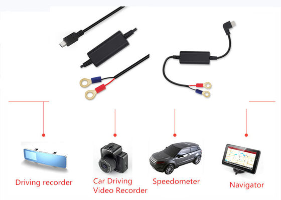 USB Fêmea ou Micro USB (Ângulo reto) para clip de jacaré / fio enlatado / cabo terminal 5V a 9V / 12V Power Booster para bricolage