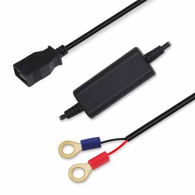 USB Fêmea ou Micro USB (Ângulo reto) para clip de jacaré / fio enlatado / cabo terminal 5V a 9V / 12V Power Booster para bricolage