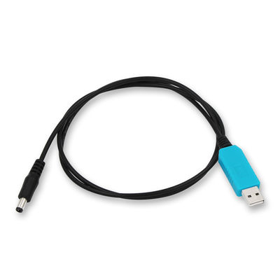 USB para DC 5V a 12V cabo de alimentação Step-Up com transparente azul/branco/rosa Shell- Adaptador de impulso para roteador, LED, dispositivo IoT