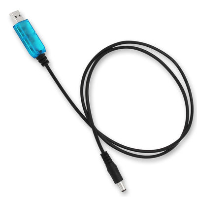 USB para DC 5V a 12V cabo de alimentação Step-Up com transparente azul/branco/rosa Shell- Adaptador de impulso para roteador, LED, dispositivo IoT
