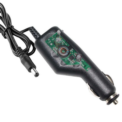 Adaptador de alimentação de cigarro de carro de 12 V com DC 5.5x2.1mm Plug Barrel - Cabo de carregador de veículo para LED Strip, Router, DIY