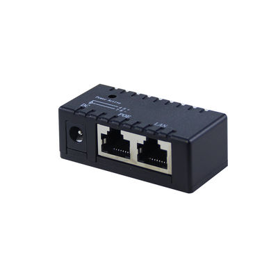Injetor PoE ativo-48V Power Over Ethernet Adaptador IEEE 802.3af/at Compatível para câmeras IP, AP sem fio, telefones VoIP