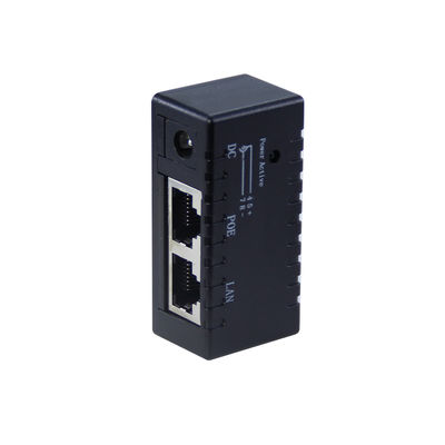 Injetor PoE ativo-48V Power Over Ethernet Adaptador IEEE 802.3af/at Compatível para câmeras IP, AP sem fio, telefones VoIP