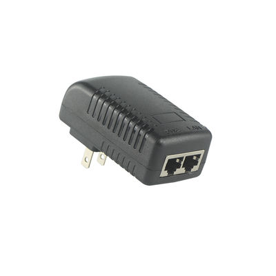 Adaptador de injetor PoE Plug - 48V Alimentação ativa por Ethernet IEEE 802.3af/at para câmeras IP, AP sem fio, telefones VoIP