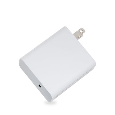 Carregador de parede rápido USB-C de 60W com conector de 2 pines para laptops e telefones