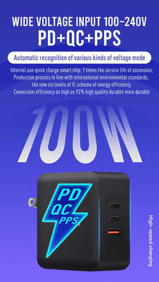 Carregador de parede USB-C de 140W, tomada AU de 2 pinos, carregamento rápido