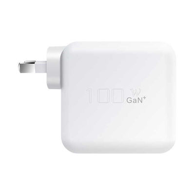 Carregador de parede AU 2-Pin USB-C, adaptador de energia tipo-C de saída de alta velocidade de 100W para laptop, tablet, dispositivo móvel